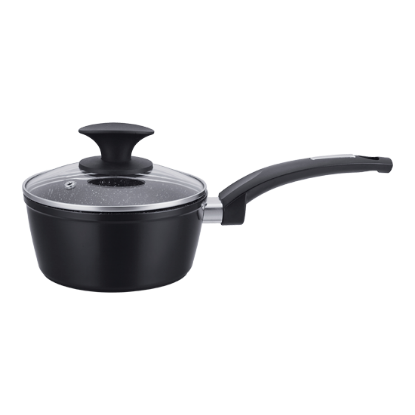 Picture of 16cm Forged Aluminium Sauce Pan With Lid 1.2Lt