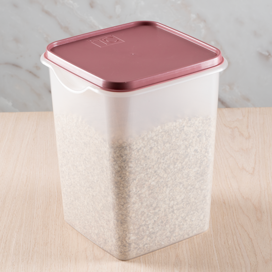 Picture of Easy Store Square With Lid 6Lt - Coral